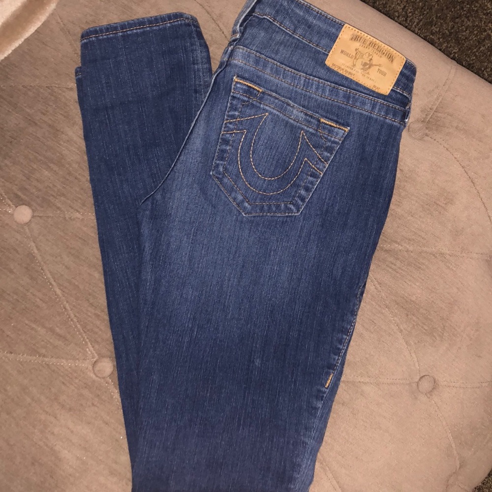 True Religion Word Tour Section Skinny Seat - Gem